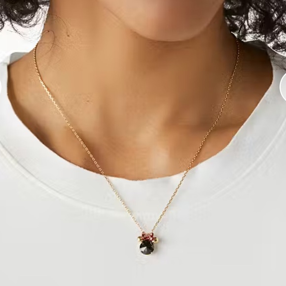 NWT Disney X Kate Spade New York Minnie Pendant Necklace - Picture 2 of 4